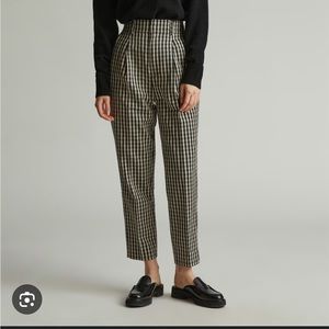 Everlane The TENCEL™ Way-High® Taper Pant Gingham